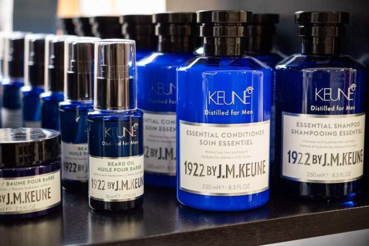 soins capillaires et pour la barbe de la marque Keune Troyes